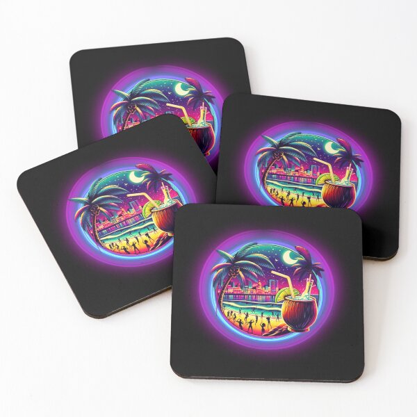 Item preview, Neon palm trees designed and sold by Styllium.