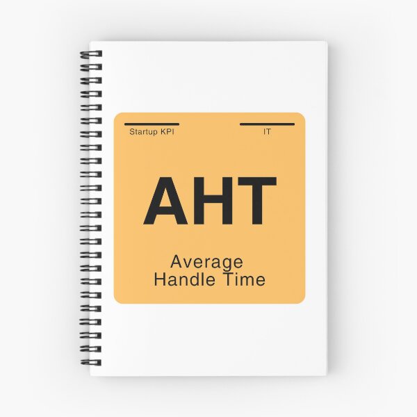 Item preview, Periodic table of startup KPIs “Average Handle Time (AHT)” designed and sold by whatthetechgear.