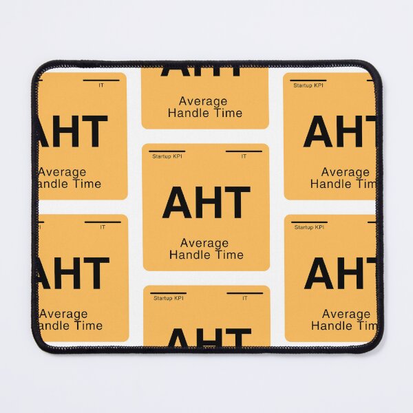 Item preview, Periodic table of startup KPIs “Average Handle Time (AHT)” designed and sold by whatthetechgear.