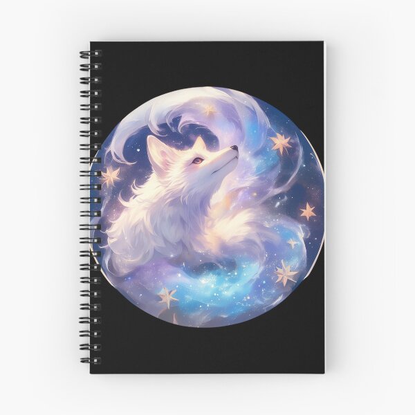 Item preview, White Fox // Aesthetic White Fox // Galaxy and Stars //  Polar Fox designed and sold by SMARTKIT  DESIGNAGENCY.