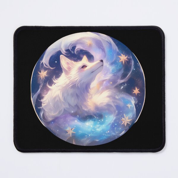 Item preview, White Fox // Aesthetic White Fox // Galaxy and Stars // Polar Fox designed and sold by SMARTKIT DESIGNAGENCY.