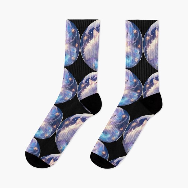 Item preview, White Fox // Aesthetic White Fox // Galaxy and Stars //  Polar Fox designed and sold by SMARTKIT  DESIGNAGENCY.