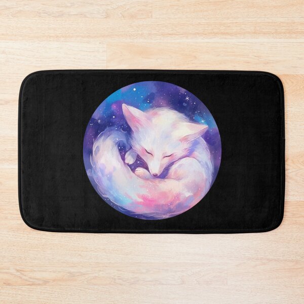 Item preview, White Fox // Aesthetic White Fox // Galaxy and Stars //  Polar Fox designed and sold by SMARTKIT  DESIGNAGENCY.