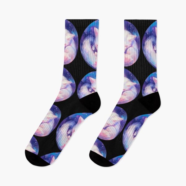 Item preview, White Fox // Aesthetic White Fox // Galaxy and Stars //  Polar Fox designed and sold by SMARTKIT  DESIGNAGENCY.