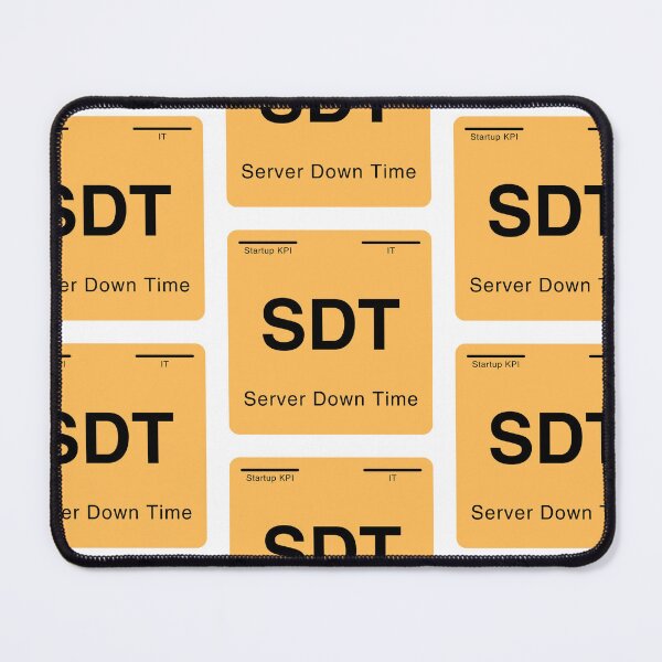 Item preview, Periodic table of startup KPIs “Server Down Time (SDT)” designed and sold by whatthetechgear.