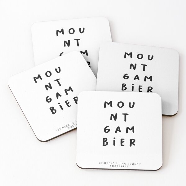 Item preview, Mount Gambier | Typography Design | Design Map Coordinates designed and sold by RM-Journey.