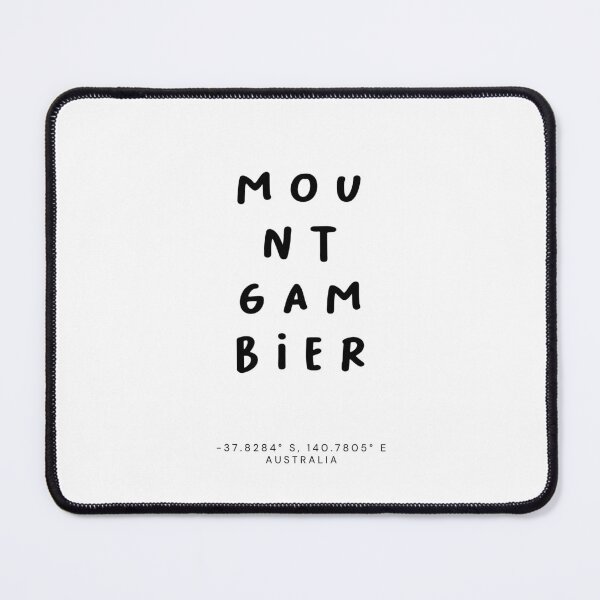 Item preview, Mount Gambier | Typography Design | Design Map Coordinates designed and sold by RM-Journey.