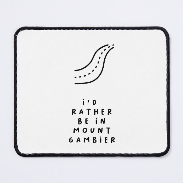 Item preview, I'd Rather be in Mount Gambier | Typography Design | Minimalist Aesthetic designed and sold by RM-Journey.