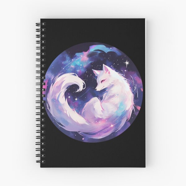 Item preview, White Fox // Aesthetic White Fox // Galaxy and Stars //  Polar Fox designed and sold by SMARTKIT  DESIGNAGENCY.