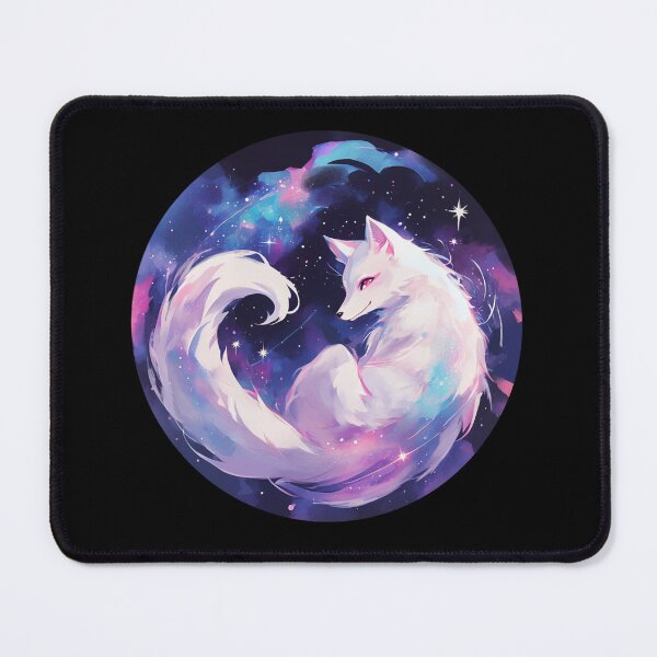 Item preview, White Fox // Aesthetic White Fox // Galaxy and Stars // Polar Fox designed and sold by SMARTKIT DESIGNAGENCY.