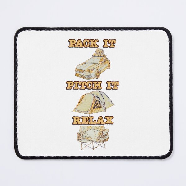 Item preview, Pack It, Pitch It, Relax - Gold Small Tent designed and sold by BeccaAelishe.