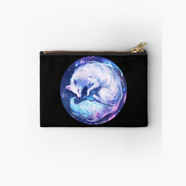 Item preview, White Fox // Aesthetic White Fox // Galaxy and Stars //  Polar Fox designed and sold by SMARTKIT  DESIGNAGENCY.