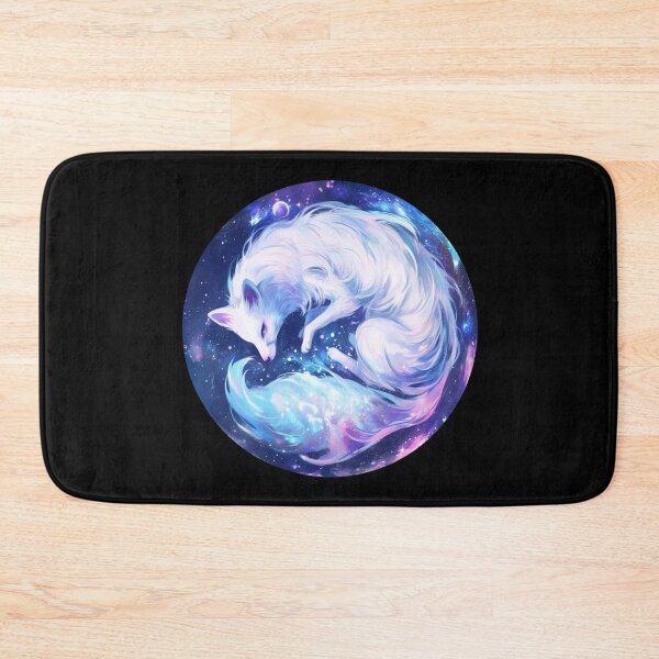 Item preview, White Fox // Aesthetic White Fox // Galaxy and Stars //  Polar Fox designed and sold by SMARTKIT  DESIGNAGENCY.