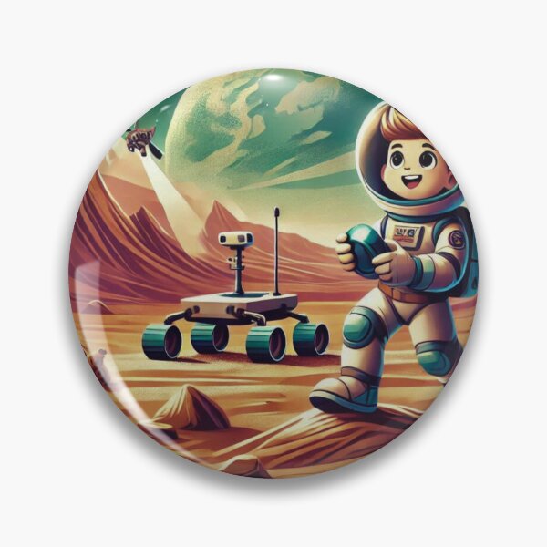 Item preview, Space Exploration with Robots and Astronaut designed and sold by Marinaso.