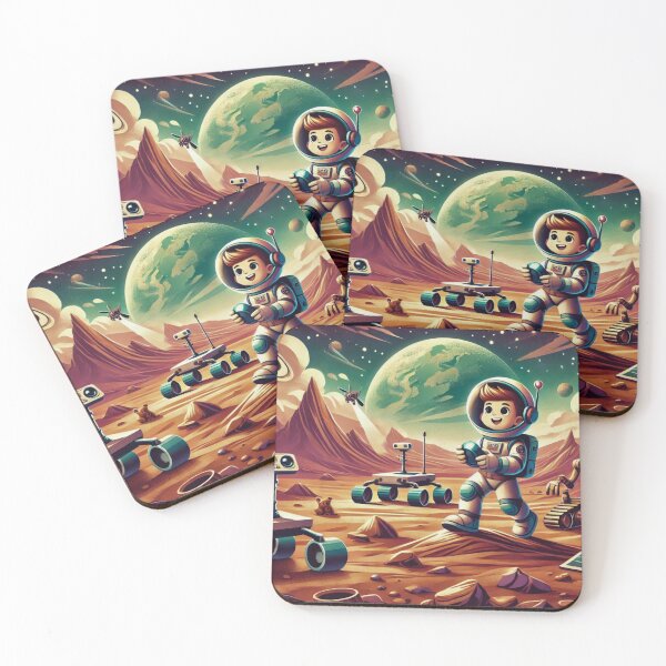Item preview, Space Exploration with Robots and Astronaut designed and sold by Marinaso.