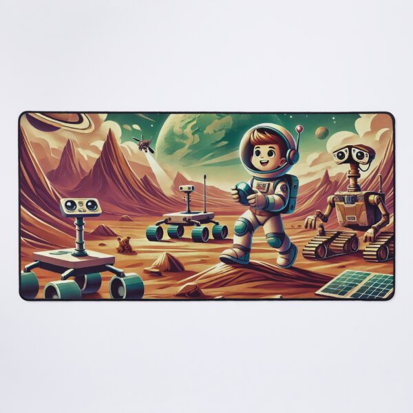 Item preview, Space Exploration with Robots and Astronaut designed and sold by Marinaso.