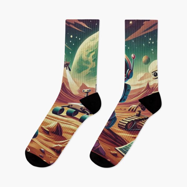 Item preview, Space Exploration with Robots and Astronaut designed and sold by Marinaso.