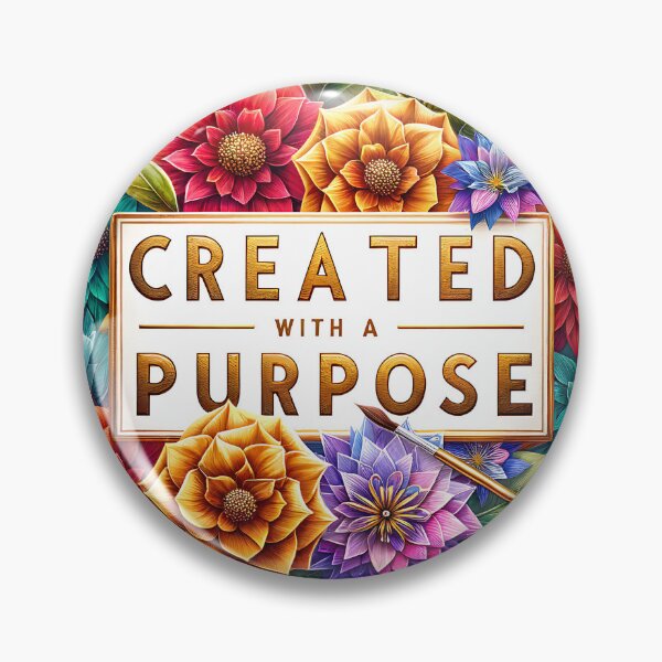 Item preview, Created with a purpose designed and sold by WideIsTheGate.