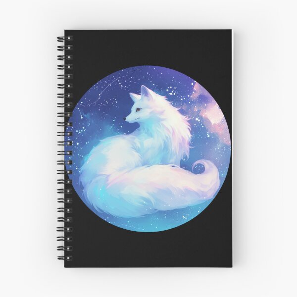 Item preview, White Fox // Aesthetic White Fox // Galaxy and Stars //  Polar Fox designed and sold by SMARTKIT  DESIGNAGENCY.