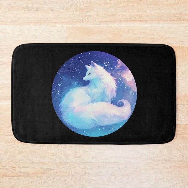 Item preview, White Fox // Aesthetic White Fox // Galaxy and Stars //  Polar Fox designed and sold by SMARTKIT  DESIGNAGENCY.