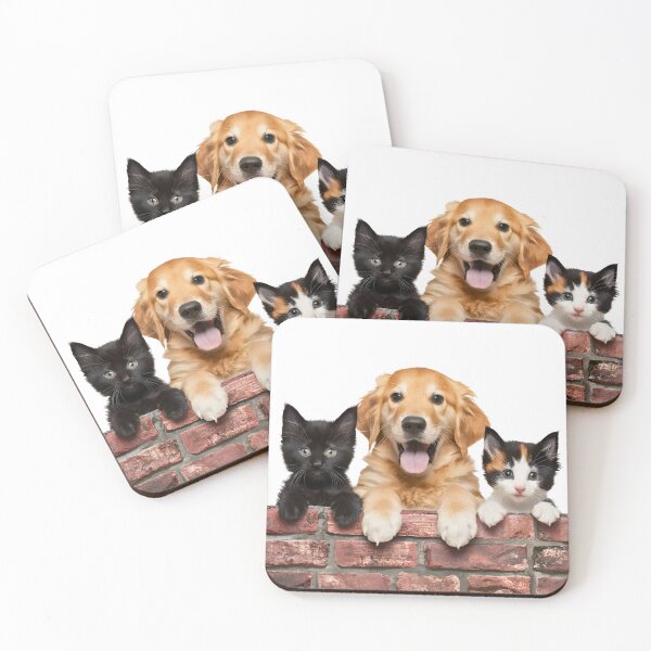 Item preview, cats and dog peeking designed and sold by kateds14.