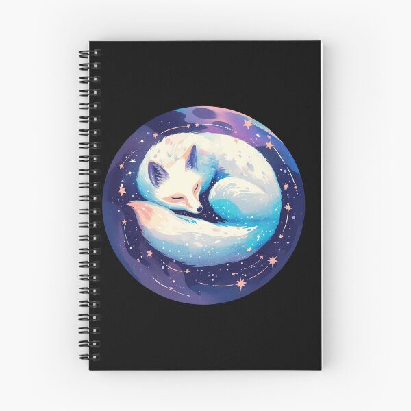 Item preview, White Fox // Aesthetic White Fox // Galaxy and Stars //  Polar Fox designed and sold by SMARTKIT  DESIGNAGENCY.