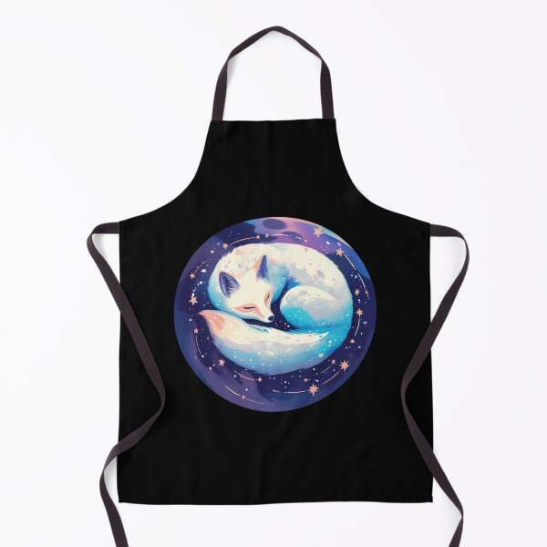 Item preview, White Fox // Aesthetic White Fox // Galaxy and Stars // Polar Fox designed and sold by SMARTKIT DESIGNAGENCY.
