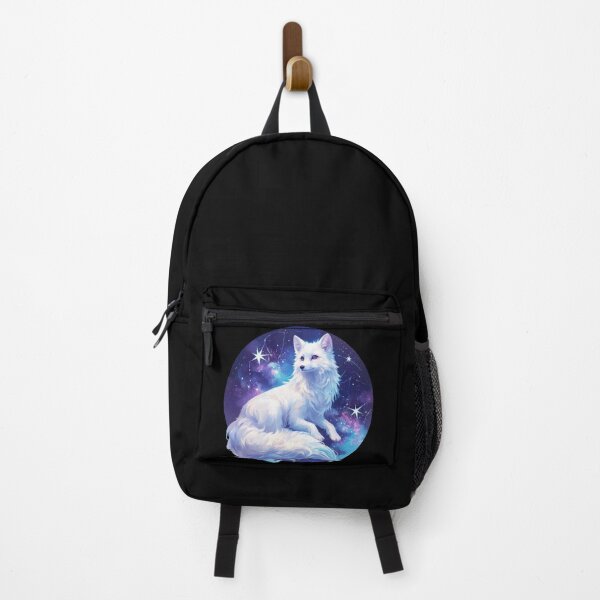 Item preview, Cyber White Fox // Aesthetic White Fox // Galaxy and Stars // Animal Cute Art // Gaming Aesthetic Stickers designed and sold by SMARTKIT DESIGNAGENCY.