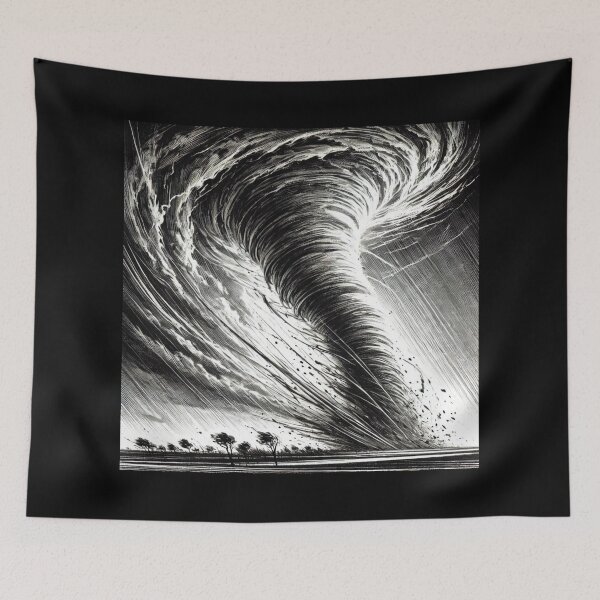 Item preview, Tornado Scene - Natural Disaster designed and sold by Blink Art Studio.