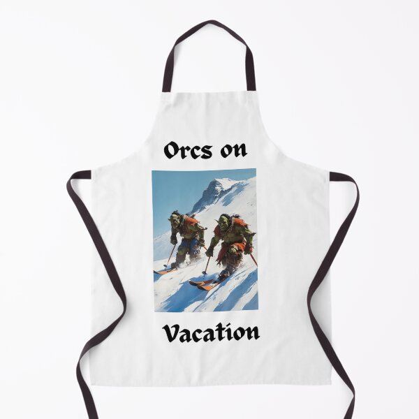 Item preview, Orcs On Vacation Skiing designed and sold by popsbh.