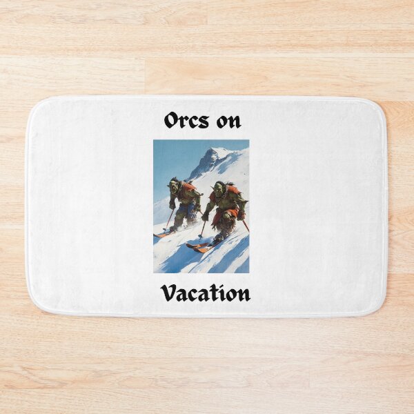 Item preview, Orcs On Vacation Skiing designed and sold by popsbh.
