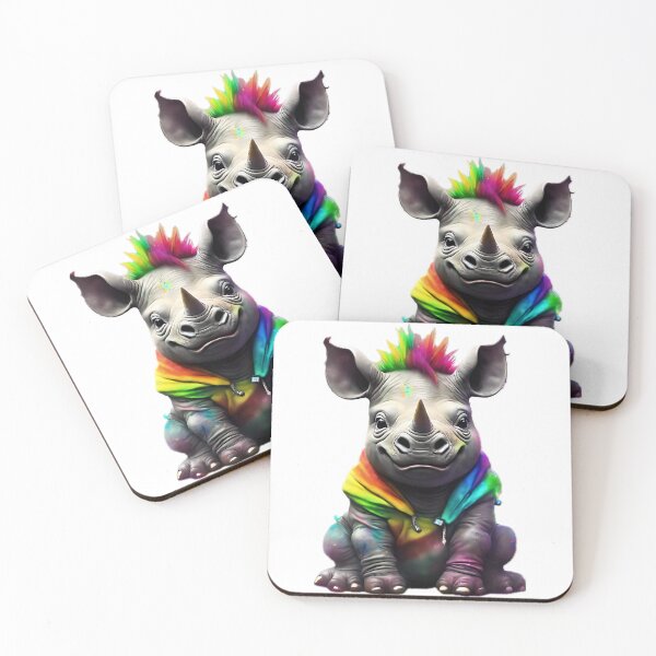 Item preview, Baby Punk Rhino designed and sold by Zenvo.