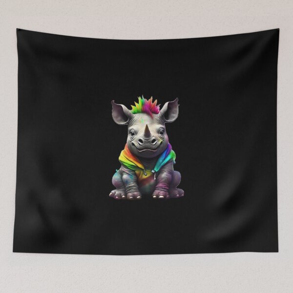 Item preview, Baby Punk Rhino designed and sold by Zenvo.