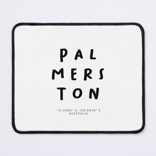 Item preview, Palmerston | Typography Design | Design Map Coordinates designed and sold by RM-Journey.