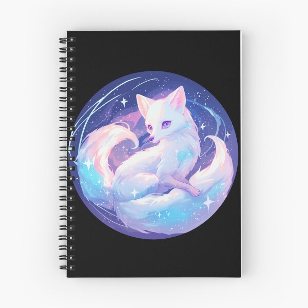 Item preview, Cyber White Fox // Aesthetic White Fox // Galaxy and Stars //  Animal Cute Art // Gaming Aesthetic Stickers designed and sold by SMARTKIT  DESIGNAGENCY.