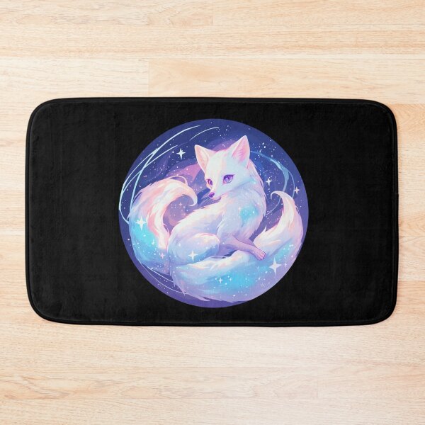 Item preview, Cyber White Fox // Aesthetic White Fox // Galaxy and Stars //  Animal Cute Art // Gaming Aesthetic Stickers designed and sold by SMARTKIT  DESIGNAGENCY.