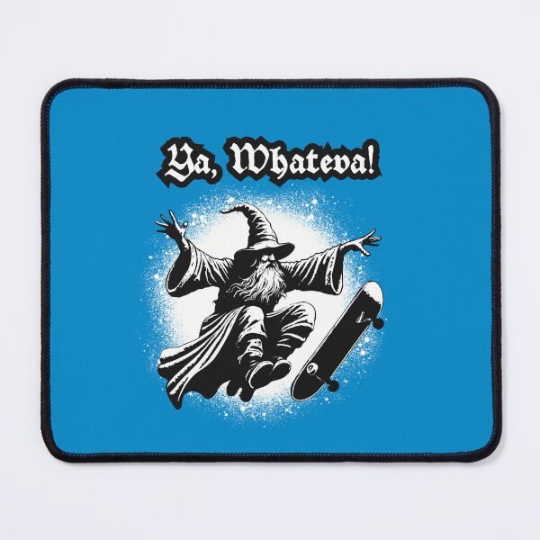 Item preview, Skater Wizard ‘Ya, Whateva!’ Design – Cool Gothic Skateboarding Art designed and sold by prismatic1111.
