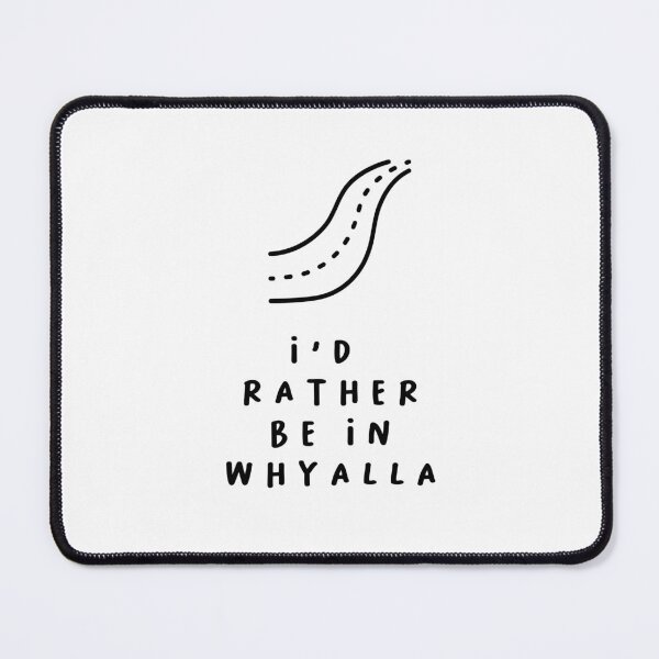 Item preview, I'd Rather be in Whyalla | Typography Design | Minimalist Aesthetic designed and sold by RM-Journey.