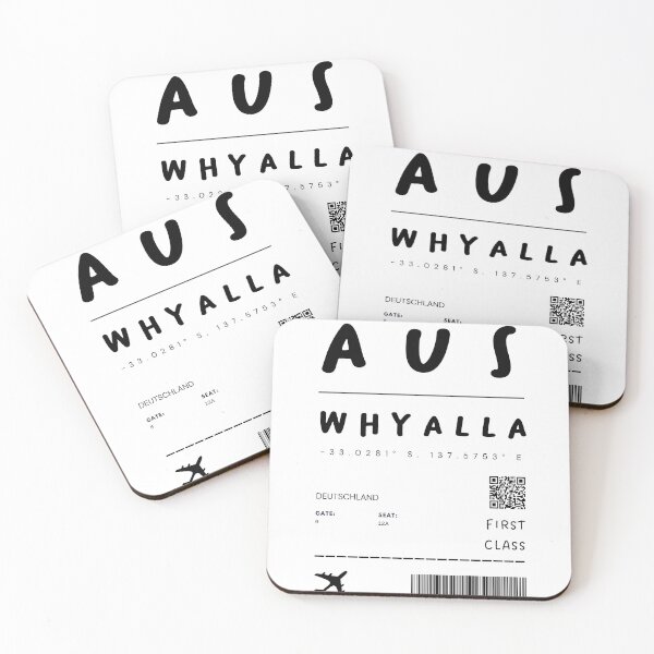 Item preview, Whyalla | Plane Ticket Design | Traveling | Tourists designed and sold by RM-Journey.