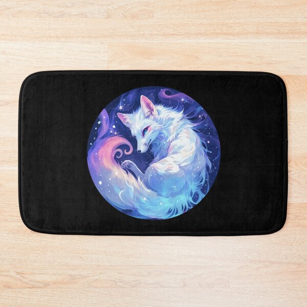 Item preview, Cyber White Fox // Aesthetic White Fox // Galaxy and Stars //  Animal Cute Art // Gaming Aesthetic Stickers designed and sold by SMARTKIT  DESIGNAGENCY.