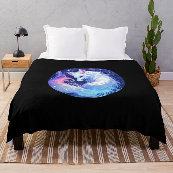 Item preview, Cyber White Fox // Aesthetic White Fox // Galaxy and Stars //  Animal Cute Art // Gaming Aesthetic Stickers designed and sold by SMARTKIT  DESIGNAGENCY.