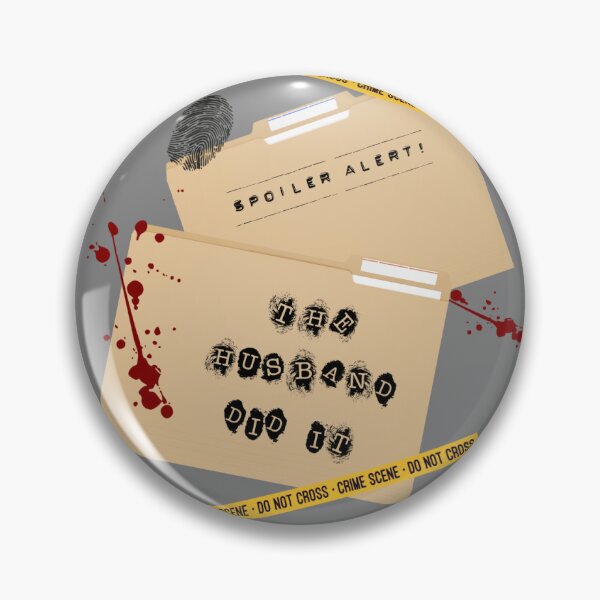 Item preview, The husband did it sticker designed and sold by bethythereader.