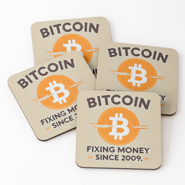 Item preview, Bitcoin fixing money since 2009 Orange Logo designed and sold by NoCompetition.