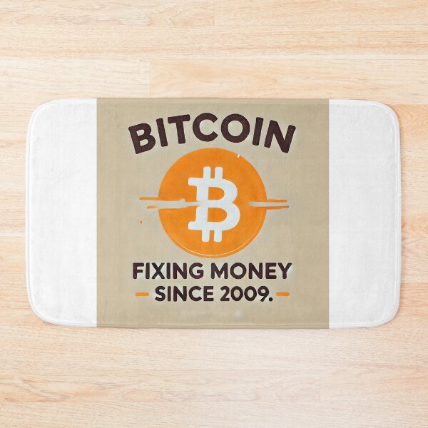 Item preview, Bitcoin fixing money since 2009 Orange Logo designed and sold by NoCompetition.