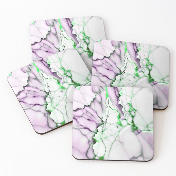 Item preview, Marble Abstract Design - Marble IMAGE PRINT ONLY - White Lilac Green Decor designed and sold by Beachy.