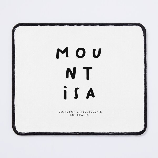 Item preview, Mount Isa | Typography Design | Design Map Coordinates designed and sold by RM-Journey.