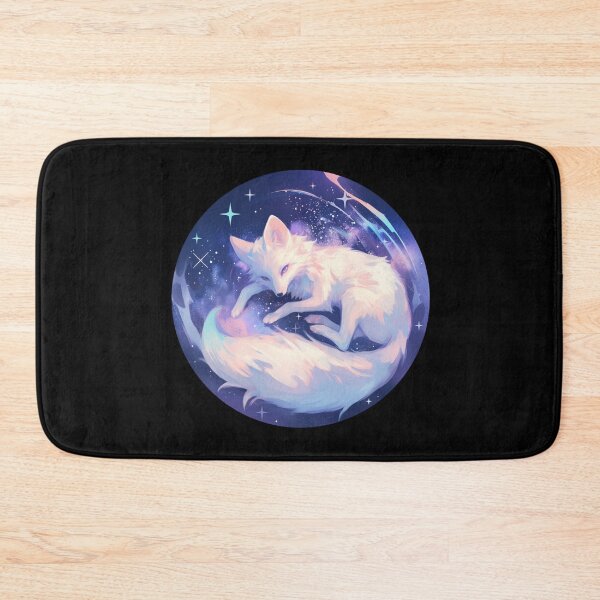 Item preview, Cyber White Fox // Aesthetic White Fox // Galaxy and Stars //  Animal Cute Art // Gaming Aesthetic Stickers designed and sold by SMARTKIT  DESIGNAGENCY.