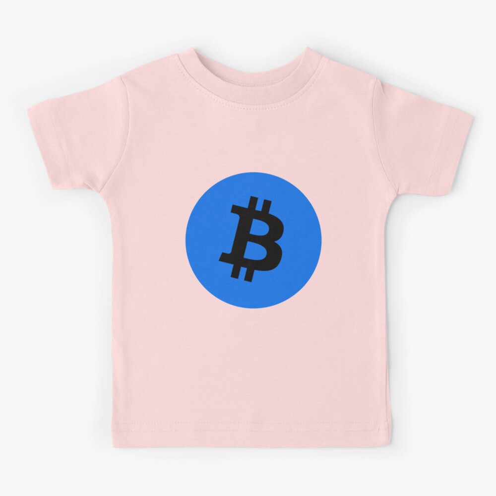 Bitcoin Official Logo (Blue Black) Large T-Shirt