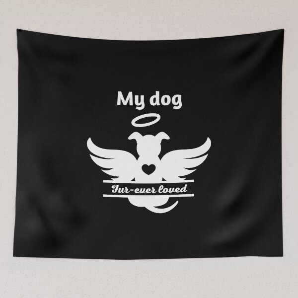 Item preview, Canine Memorial My Dog Fur-ever Loved Pet Remembrance Day T-Shirt for Kids, Women, Girls, Men designed and sold by AI-volution.