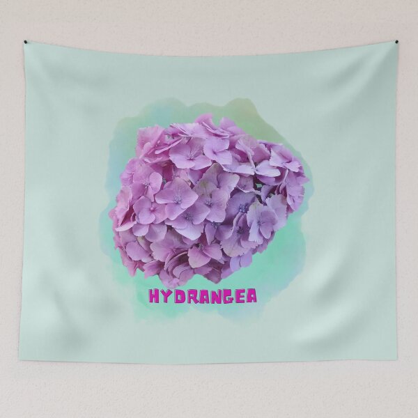 Item preview, Beautiful Hydrangea Blossom Art Print designed and sold by GusiaTreasures.